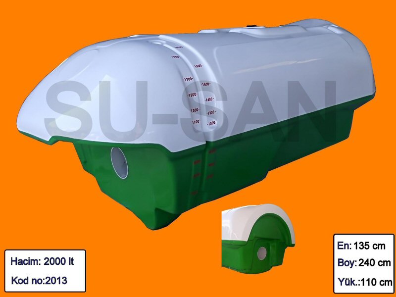 2000 Lt Polyester Su ve Zirai İlaç Deposu 2013