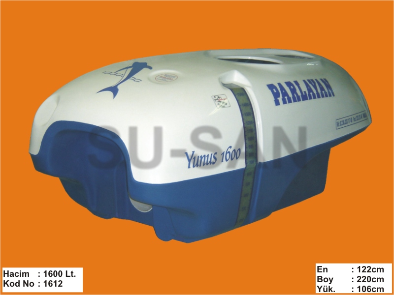 1600 Lt Polyester Su ve Zirai İlaç Deposu 1612