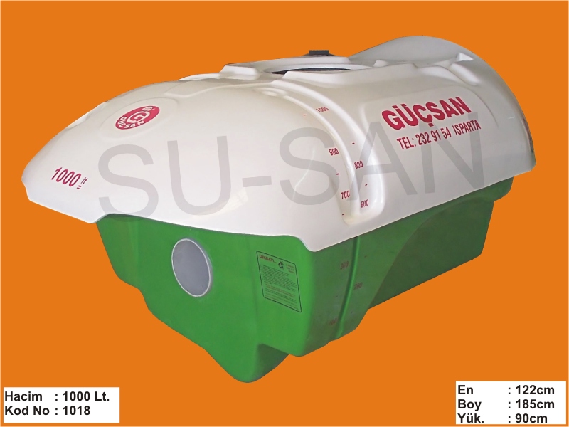 1000 Lt Polyester Su ve Zirai İlaç Deposu 1018