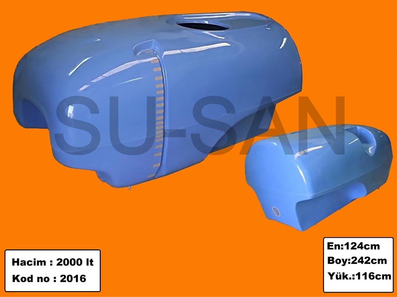 2000 Lt Polyester Su ve Zirai İlaç Deposu 2016