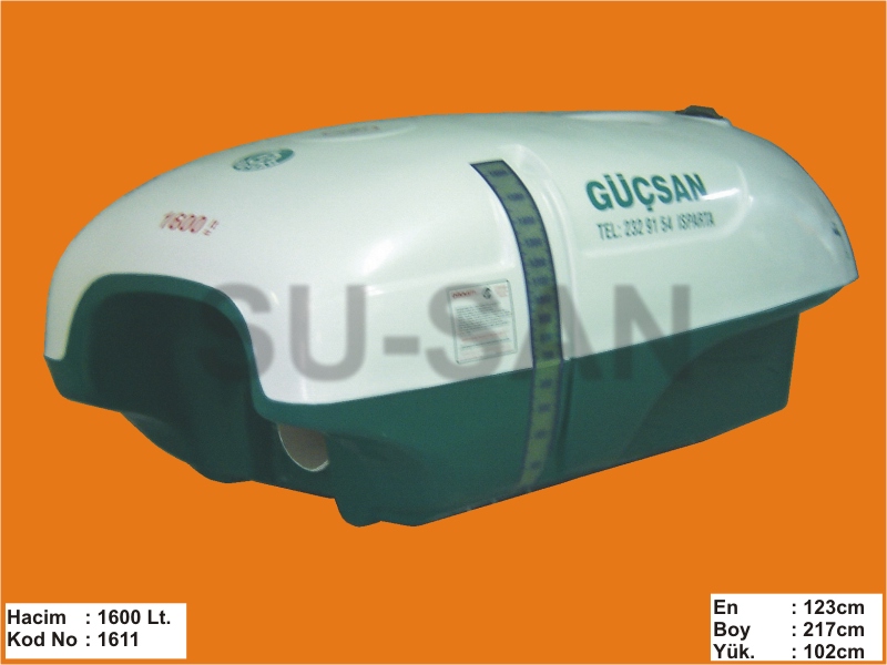 1600 Lt Polyester Su ve Zirai İlaç Deposu 1611