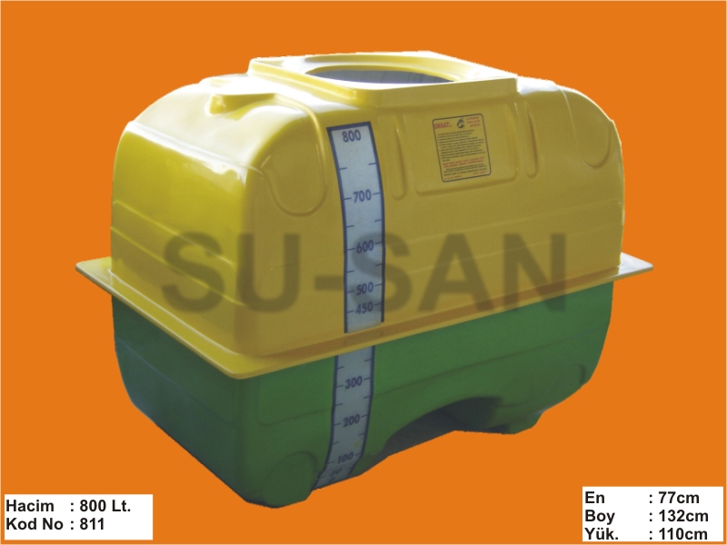 800 Lt Polyester Su ve Zirai İlaç Deposu 811