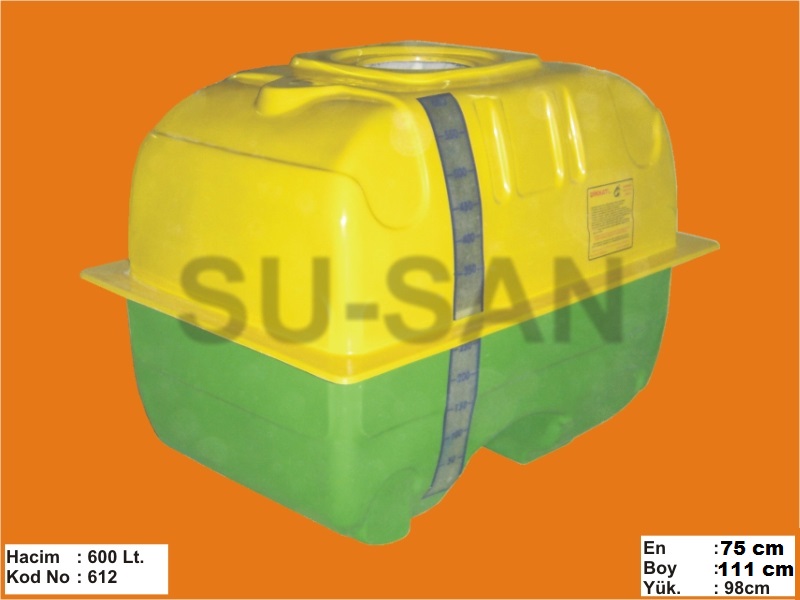 600 Lt Polyester Su ve Zirai İlaç Deposu 612