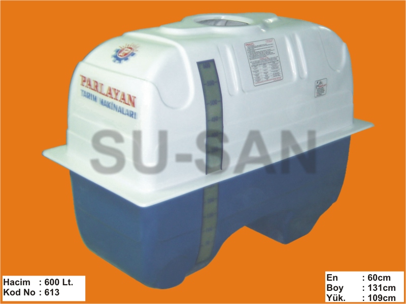 600 Lt Polyester Su ve Zirai İlaç Deposu 613