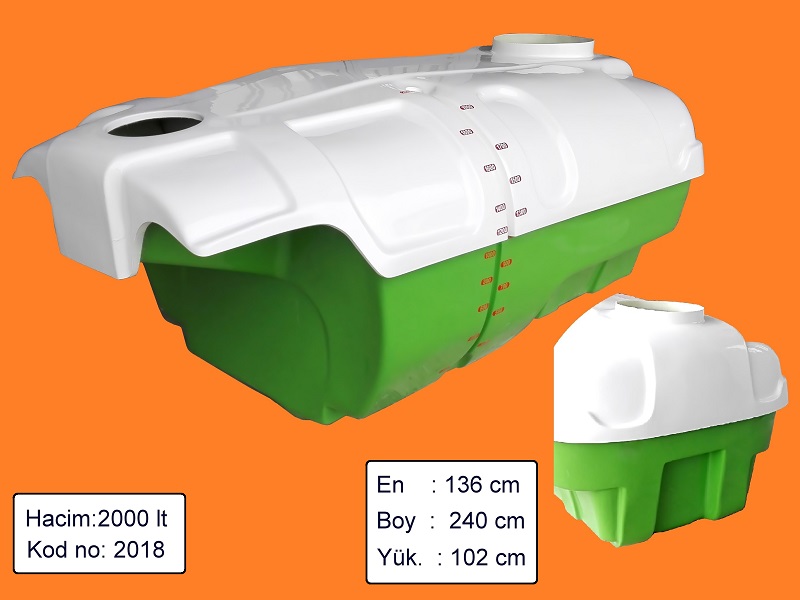 2000 Lt Polyester Su ve Zirai İlaç Deposu 2018