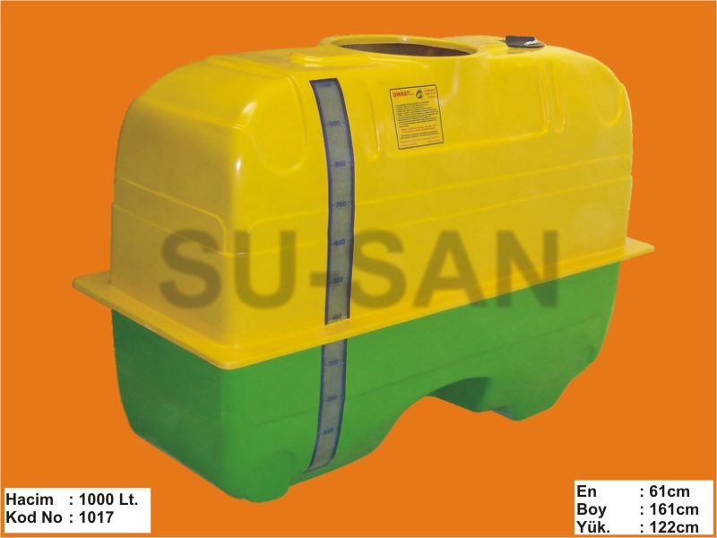 1000 Lt Polyester Su ve Zirai İlaç Deposu 1017