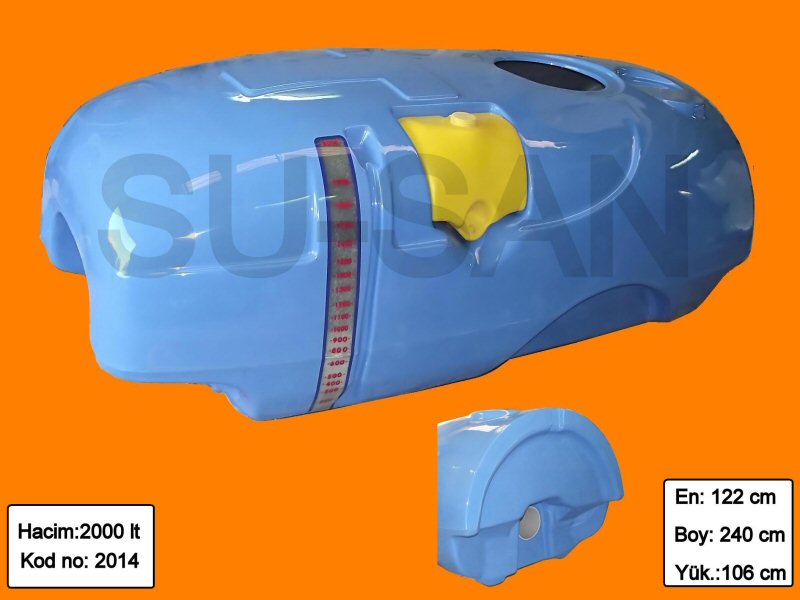 2000 Lt Polyester Su ve Zirai İlaç Deposu 2014